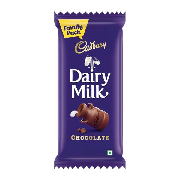Cadbury Dairy Milk Family Pack Chocolate Bar, 112 g